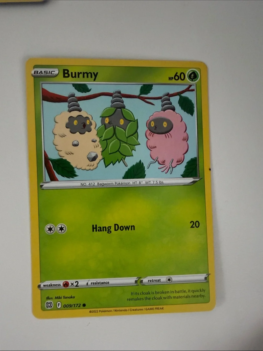 🌿 Forest Pokémon Card Lot | Tropius Maractus Burmy Wormadam Crustle ✨5/$25✨